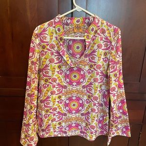 Tory Burch Popover Top Small EUC
